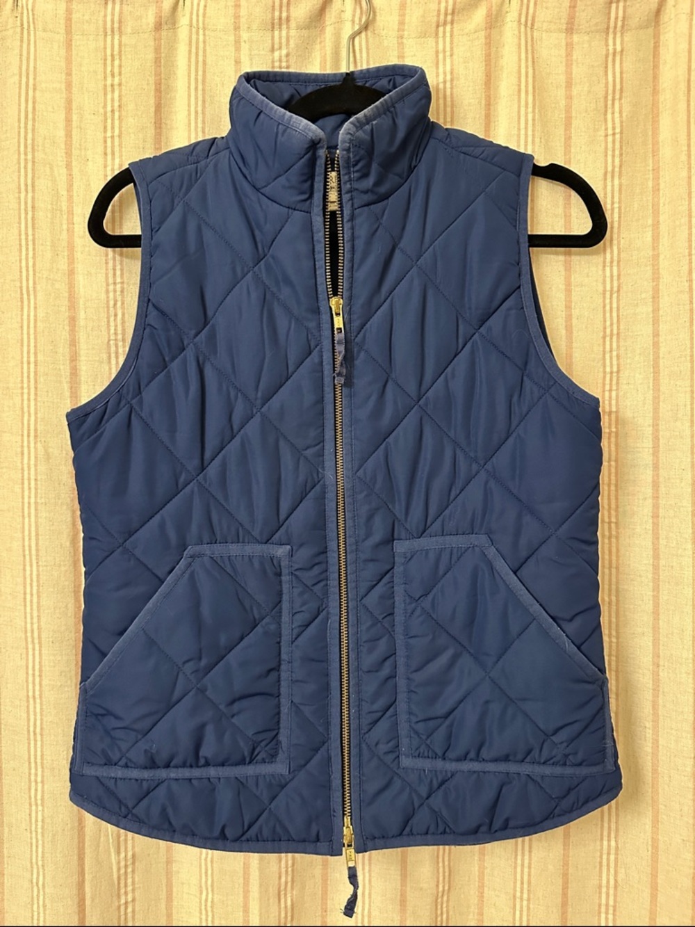 J.Crew Women's Excursion Navy Blue Quilted Puffer Vest // XS